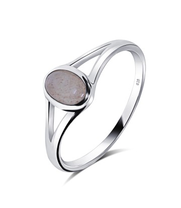 Orange Moonstone Silver Rings NSR-2468